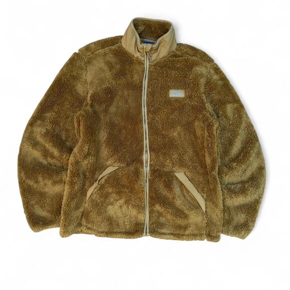 Reebok Deep Pile Fleece Zip Up Jacket - Picture 1 of 8
